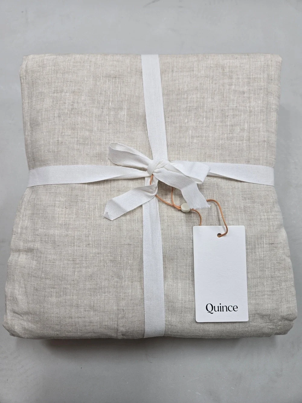 NWT QUINCE Set Of 2 48x84 European Linen Curtains Flax 0059